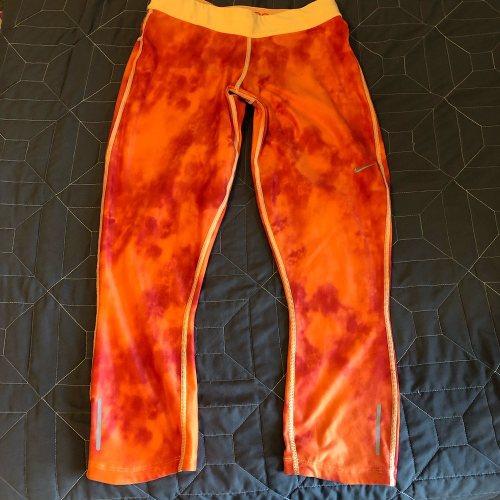 Neon Orange Nike Dri-Fit Pants